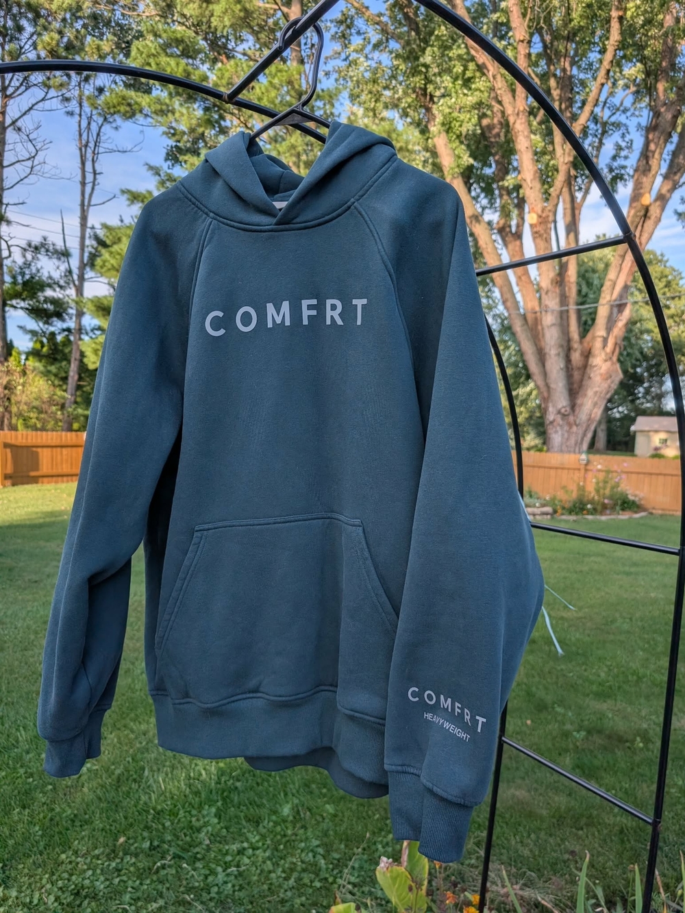 COMFRT Crewneck Hoodie - Teal Green Women's Pullover
